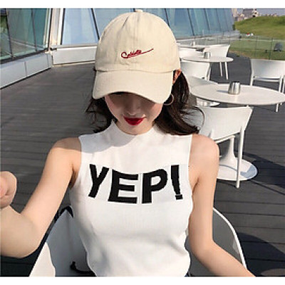 Áo dệt kim nữ không tay phong cách trẻ trung, sành điệu