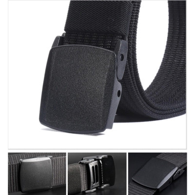 Thắt lưng vải khoá nhưa_không cần tháo khi đi máy bay