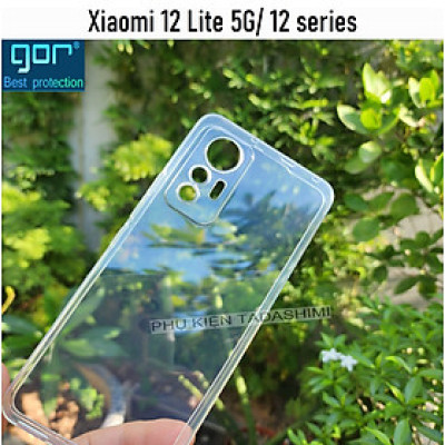 Ốp Lưng Dẻo Gor cho Xiaomi 12 Lite 5G/ Xiaomi 12X/ 12S/ 12/ 12 Pro Trong Suốt Tránh Trầy Xước, Có Gờ Bảo Vệ Camera Hãng Gor - Hàng nhập khẩu