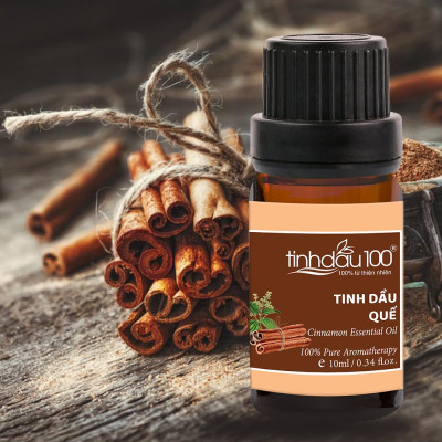 TINH DẦU QUẾ - HƯƠNG THƠM ÂM ÁP, KHỬ MÙI HÔI - 10ml