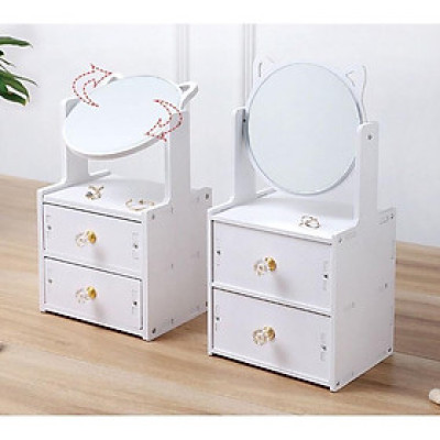 Kệ để mỹ phẩm, kệ đựng mỹ phẩm HÌNH MÈO