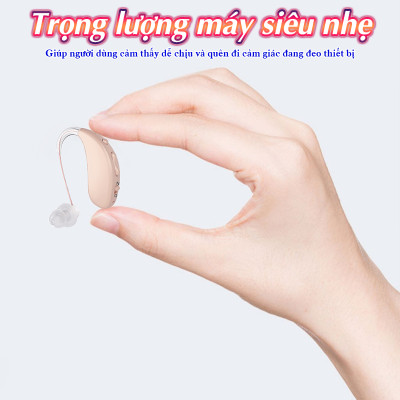 Máy trợ thính không dây pin sạc Axon A-308D - Có bộ lọc tiếng ồn thông minh