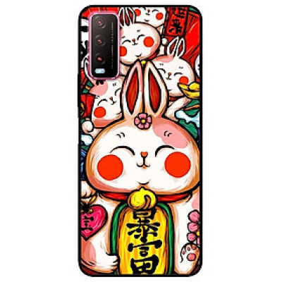 Ốp lưng dành cho Vivo Y20 - Y20s - Y12s mẫu Thỏ Trắng