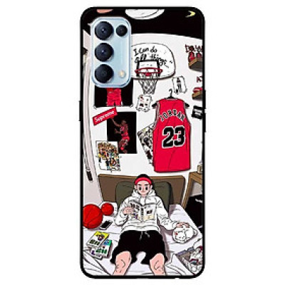 Ốp lưng dành cho Oppo Reno 5 mẫu Cậu Bé Sneaker