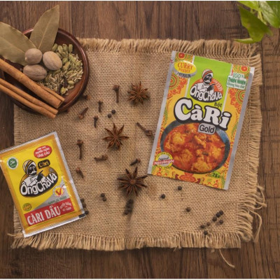 Combo 2 gói Bột Cà Ri Gold Ông Chà Và 28gr (Curry Powder)