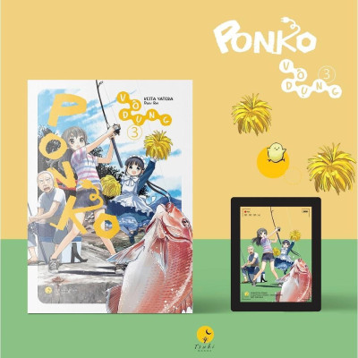 Sách - Ponko Vô Dụng - Tập 3 - Keita Yatera - AZ Việt Nam