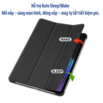 Bao Da Từ Tính Chống Sốc Cho Xiaomi Pad 7S Pro / Pad 7 Ultra – Auto Sleep/Wake, Gập 3 Có Giá Đỡ, Da PU Cao Cấp - Hàng Chính Hãng