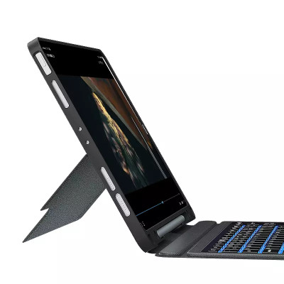Ốp Lưng/BaoDa/Case Bàn Phím Dành Cho iPad Bluetooth Có Đèn Led Phím, Trackpad Mượt, Có Thể Tháo Rời Bàn Phím WIWU Mag Touch - Hàng Chính Hãng