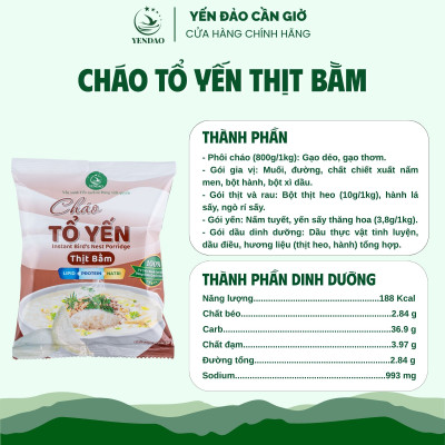 Yến Đảo - Quà Tặng Cho Đơn 110k Cháo Yến Mềm Mịn Thơm Ngon Cung Cấp Dinh Dưỡng Cho Cơ Thể