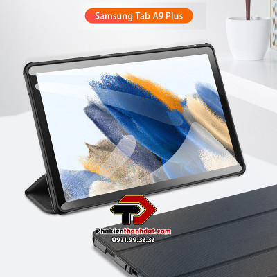 Bao da cho SamSung Galaxy Tab A9+ Plus 2023 chính hãng Dux Ducis Domo viền mềm chống sốc - Hàng chính hãng 