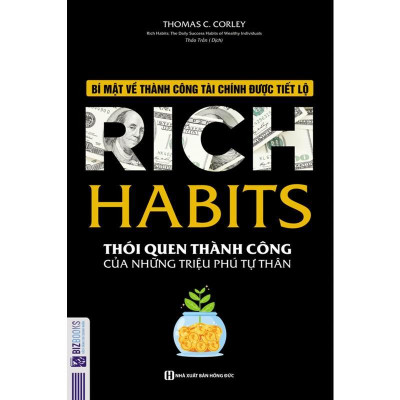 Sách - 5 Nguyên Tắc Vàng Nghĩ Giàu Làm Giàu + Rich Habits - Thói Quen Thành Công Của Những Triệu Phú Tự Thân - MCBooks