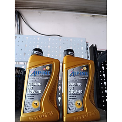 Dầu nhớt Alpine racing 4T 10W40