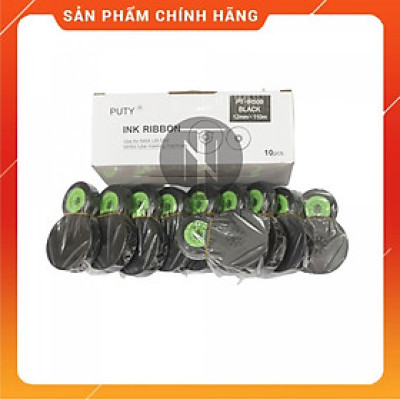 [Combo 10 cuộn] Mực in ống lồng Max PT-IR50B - 12mm, dài 110m/cuộn - Hàng nhập khẩu