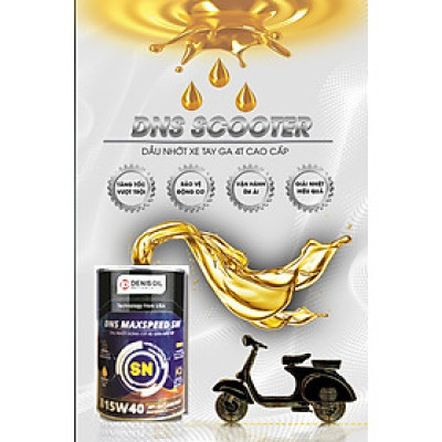 Dầu Nhớt DENIS OIL Cho Động Cơ Xe Gắn Máy 4 Thì 15W40 ( 0.8 Lít ).