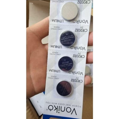Vỉ 5 pin cúc áo CR2032 Voniko Zin New Hãng Cam Kết