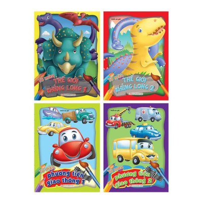 Sách - Tô Màu Phương Tiện Giao Thông 2 - Tân Việt Books