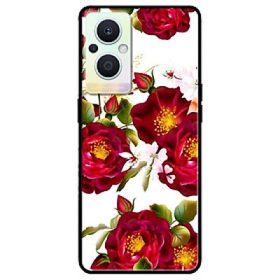 Ốp lưng dành cho Oppo A16K - Oppo A36 / A76 - Oppo Reno 7z 5G - Hoa Hồng Nhị Vàng Nền Trắng