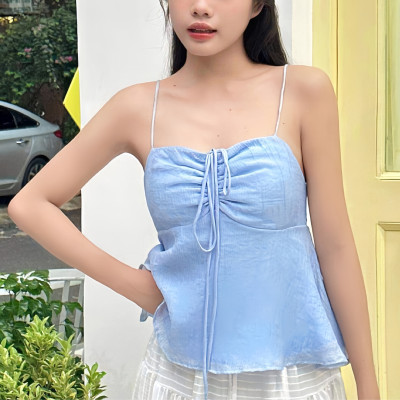 Áo hai dây cột nhiều màu sắc đơn giản form tôn dáng Sun Miều Est.2013