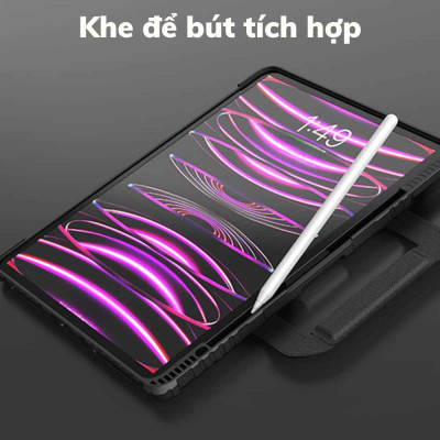 Bao da kèm Bàn Phím cho ipad Air 6 M2 / Air4 / Air5 / Pro 11 inch M1-M2 hiệu Nillkin Carry Go Có Đèn Nền Tay Cầm Từ Tính Di Động/ Đèn nền 7 Màu/ Độ Sáng 4 Mức - Hàng chính hãng