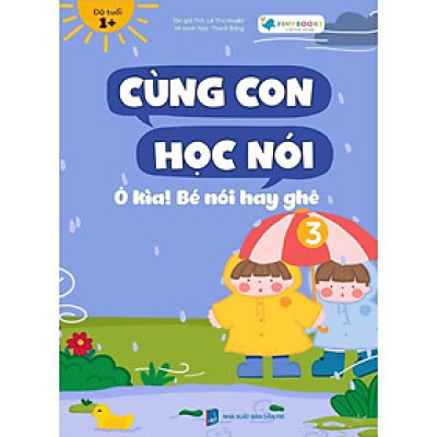 Sách - Bộ Sách Cùng Con Học Nói - Dành Cho Bé Từ 1 Tuổi - MCBooks