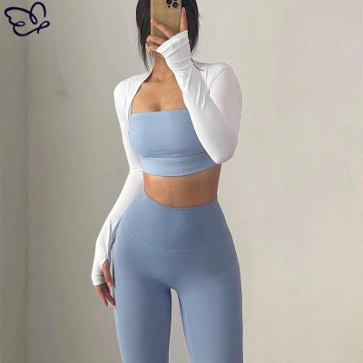 Áo khoác thể thao dáng ngắn chất mát nhanh khô cho nữ chơi tennis, pickle ball, gym, yoga, golf