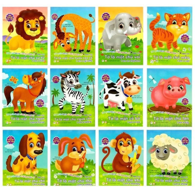 Sách - Song Ngữ - Những Câu Chuyện Về Thế Giới Loài Vật - Tớ Là Một Chú Khỉ - Tân Việt Books