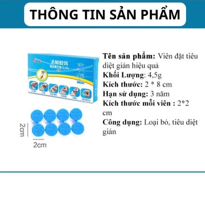 Thuốc diệt gián sinh học Housheng, diệt tận gốc tất cả các loại gián, hiệu quả, an toàn.