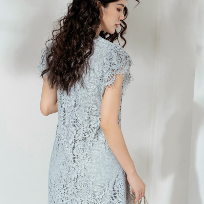 Đầm ren thiết kế dáng suông tay chờm 2 tầng HeraDG SDPBC2049