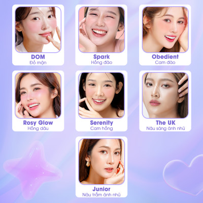 Phấn Má Trang Điểm myKella Magic Cheek Duo Lâu Trôi Và Trendy