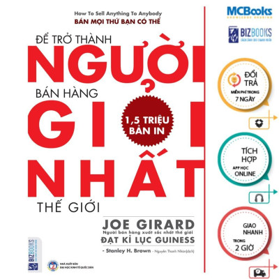 Sách - Để Trở Thành Người Bán Hàng Giỏi Nhất Thế Giới - MCBooks