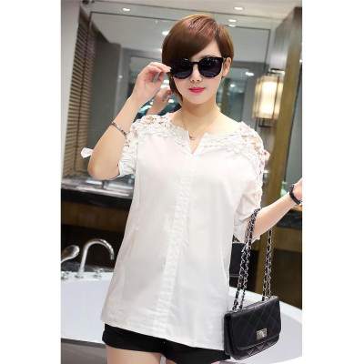 Áo kiểu nữ vai ren hoa SM107