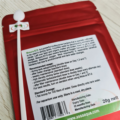 Vi sinh bột Mosura BT-9 Bacteria BT9 trải nền setup bể cá tép thủy sinh