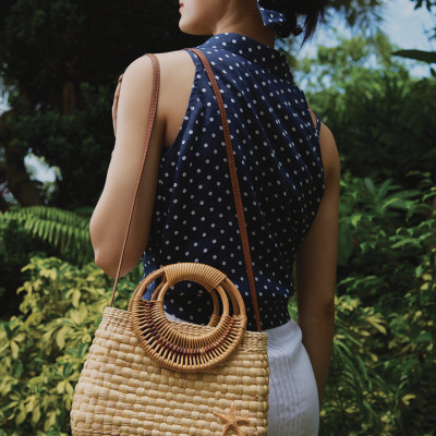 Áo Sơ Mi Halter Linen Hải Tinh TOP159 thời trang thiết kế Hity