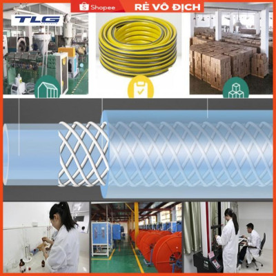 Bộ dây vòi xịt nước rửa xe, tưới cây . tăng áp 3 lần, loại 7m, 10m 206318 đầu đồng,cút,+ tặng mở chai