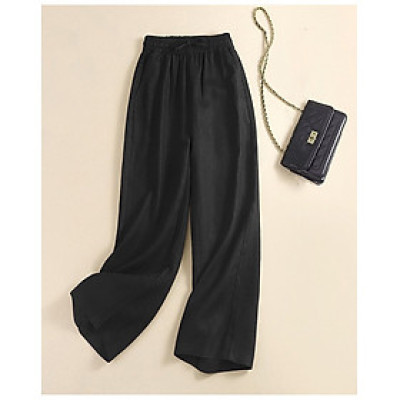 Quần linen dáng dài form chuẩn Hàn Quốc tiểu thư nhẹ nhàng QD09