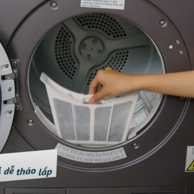 LƯỚI LỌC BỤI MÁY SẤY AQUA 7KG, 8KG  – HÀNG CHÍNH HÃNG