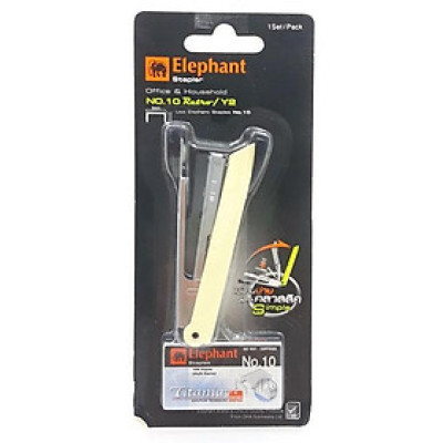 Bấm Kim Số 10 Elephant Retro/Y2 - Màu Trắng