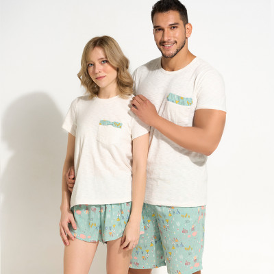 Bộ shorts thun nam Vincy MST010W11