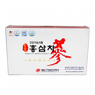 Hộp 100 gói Trà Hồng sâm Daedong Hàn Quốc (Nhân sâm đỏ) - (3 grams x 100)