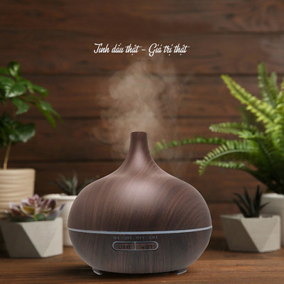 Máy Xông Tinh Dầu Cao Cấp Bầu Tiên Sang Trọng Siêu Âm 550ml - Giúp Khuếch Tán Tỏa Hương Thơm Phòng Ngủ- Nhà Hàng-Khách Sạn- Spa- Tặng Kèm Điều Khiển - Hàng Chính Hãng MINIIN