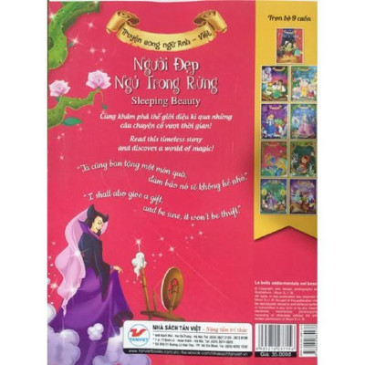 Sách Song Ngữ Anh Việt - Người Đẹp Ngủ Trong Rừng - Tân Việt Books