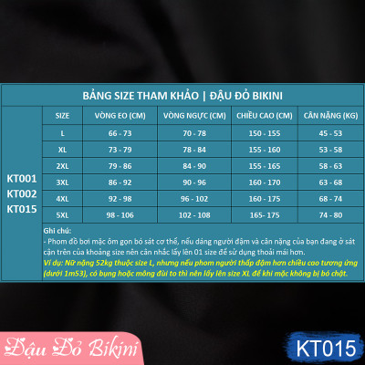 Bộ bơi trung niên dáng váy có khoá kéo trước, quần bơi dài qua gối kín đáo, có size lớn cho các mẹ & các bà béo mập | KT015