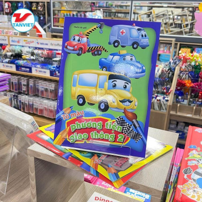 Sách - Tô Màu Phương Tiện Giao Thông 2 - Tân Việt Books