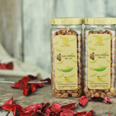 Combo 4 Hũ Đậu Phộng Mè Cay Hải Long (250g / Hũ)